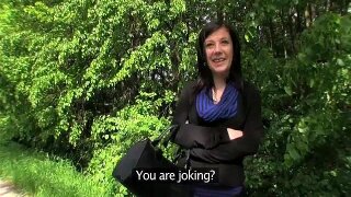 PublicAgent Innocent young woman fucked in the bushes